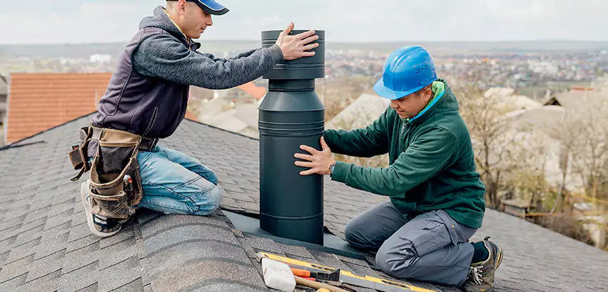 Chimney Flashing Replacement for Storm Damage in Morton Grove