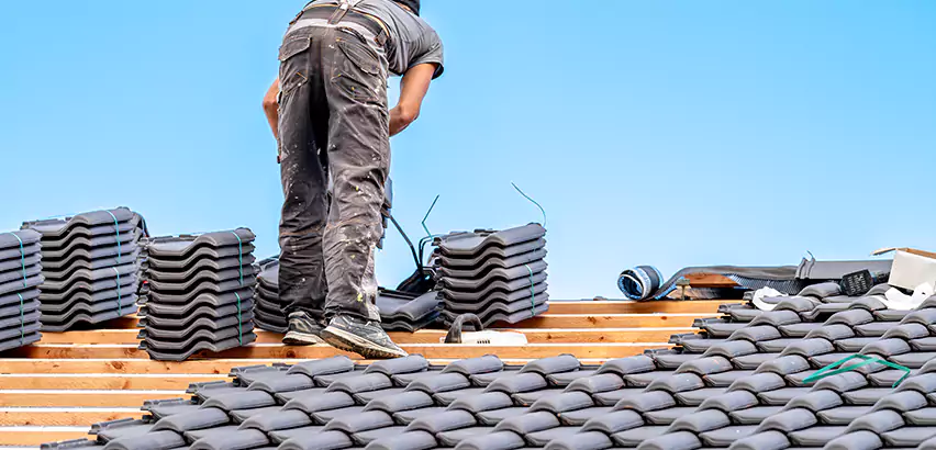 Replacing Tile Roof Underlayment in Morton Grove
